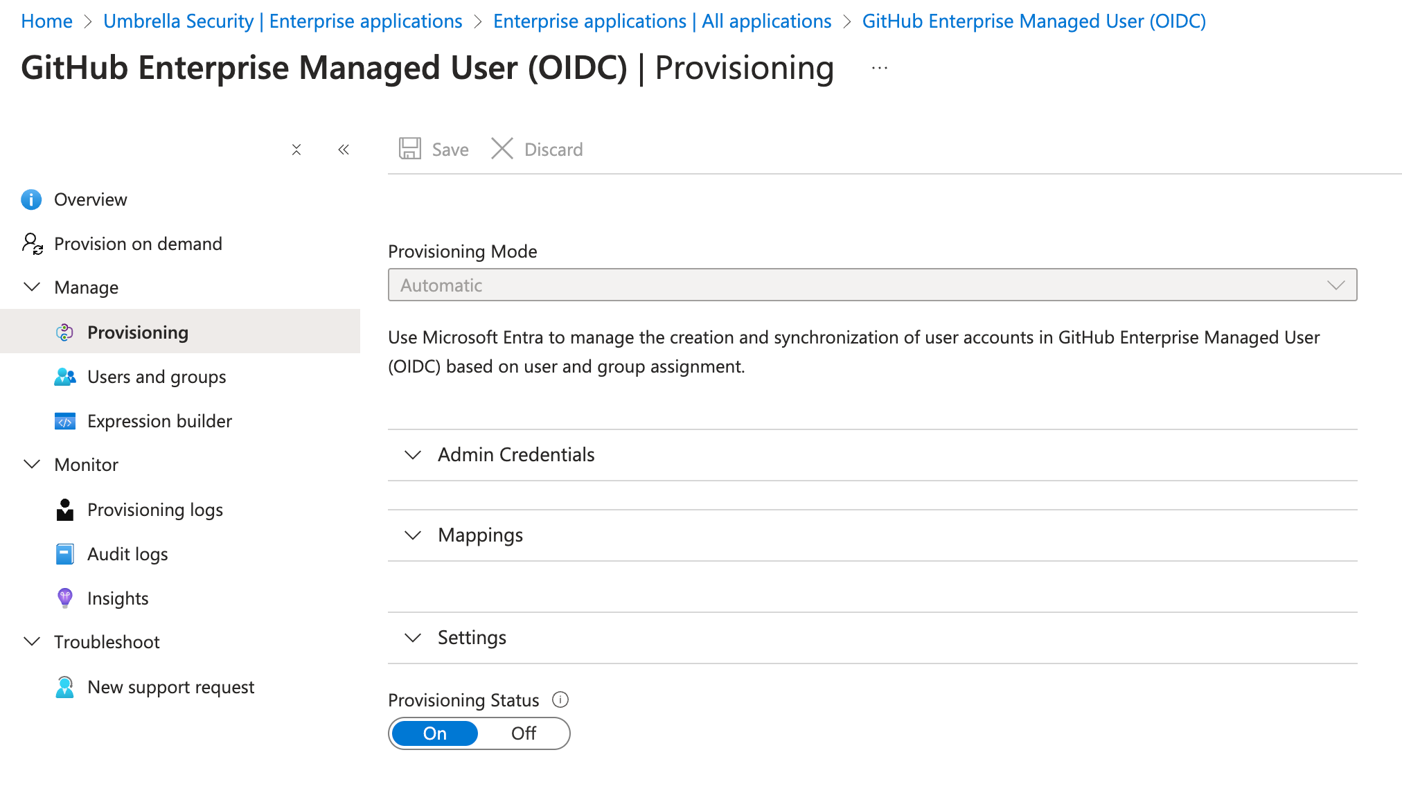 Configuring how users are provisioned to GitHub from Entra ID