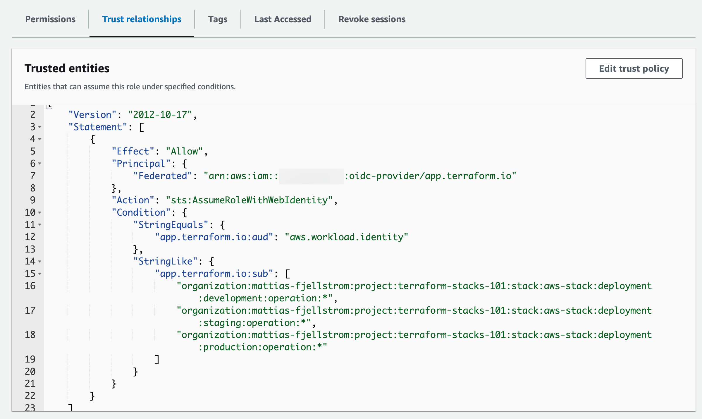 Federated credentials for HCP Terraform