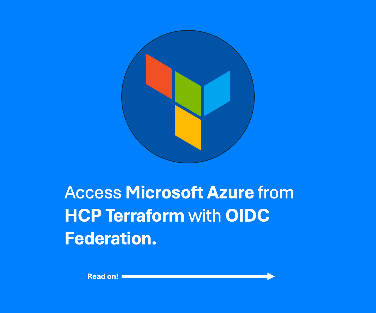 Hcp Terraform Azure Workload Identity (infographics)
