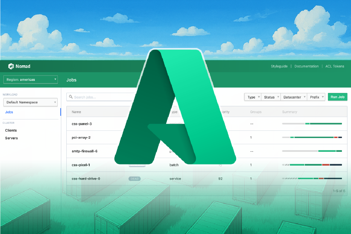 Nomad on Azure: Nomad UI and Azure Load Balancer