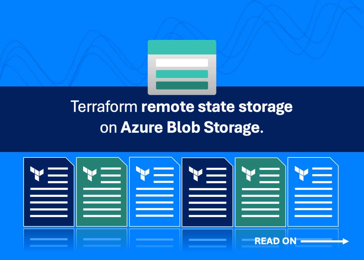 Terraform State on Azure (infographics)