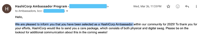 HashiCorp Ambassador